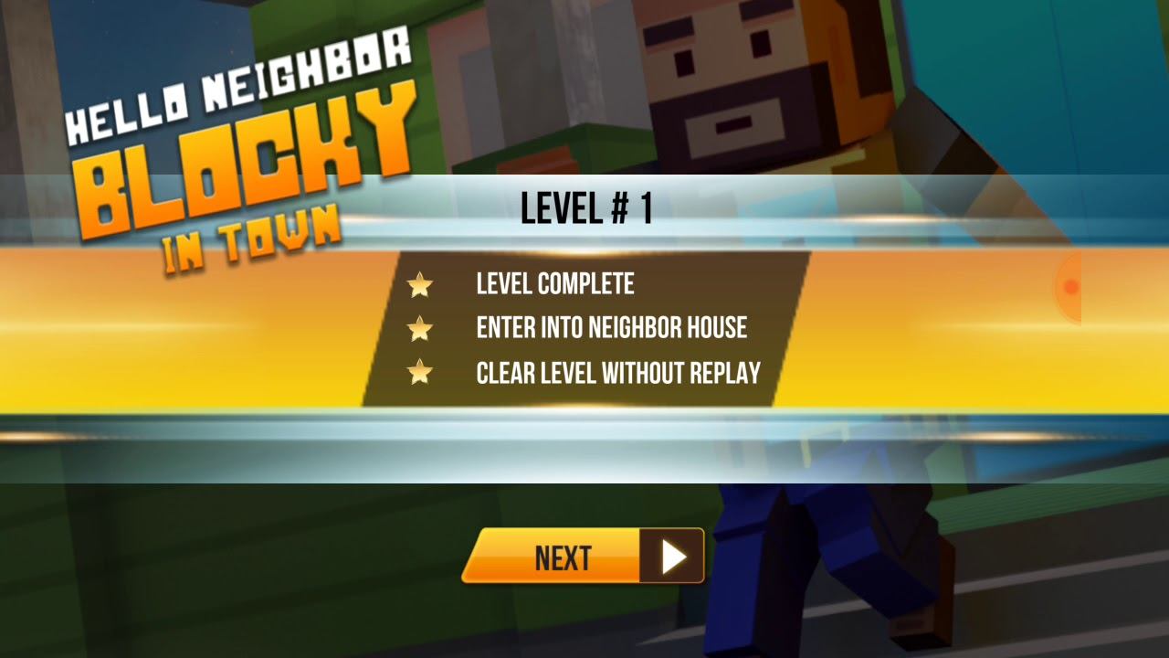 Hello blocky neighbor - BEATING LEVEL 1! смотреть онлайн