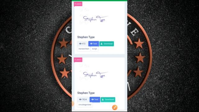 How To Download Stephen Type Signature Photography Logo Font |  Logo Font Download Kaise Kare