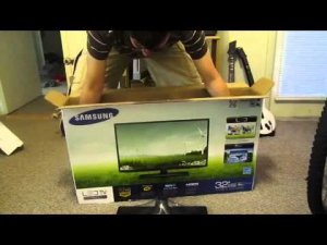 Samsung 32 LED TV Unboxing