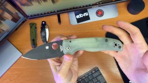Spyderco Shaman Jade G10 M4  Обзор