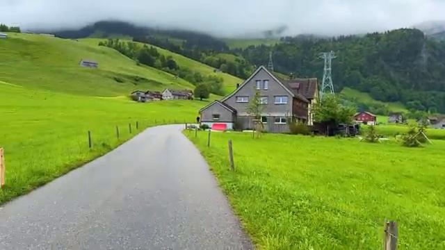 Швейцария Самые красивые деревни Швейцарии Дождливая прогулка в Аппенцелле!...