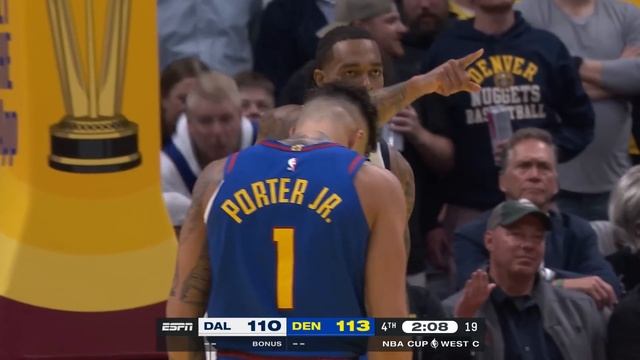 Final 5:27 WILD ENDING Mavericks at Nuggets  | November 22, 2024