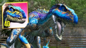 INDORAPTOR GEN 2 MAX LEVEL 40 | NEW SUPER-HYBRID 🌎 Jurassic World: The Game - Strongest  Hybrid Eve
