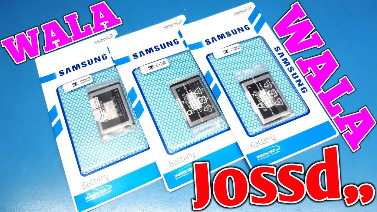 Unboxing Baterai Samsung C3303 - E1080 - E1205 - C140 - E1272 DOUBLE IC PROTECTION AB463446BU..joss смотреть онлайн