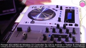 PIONEER XDJ-AERO-W Wireless DJ System White | NAMM 2013 - agiprodj.com