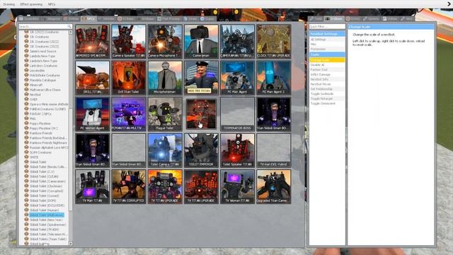 SUPER UPGRADED TITAN CLOCK MAN vs ALL SKIBIDI TOILET vs CATNAP TITAN vs OTHER BOSSES In Garry's Mod смотреть онлайн