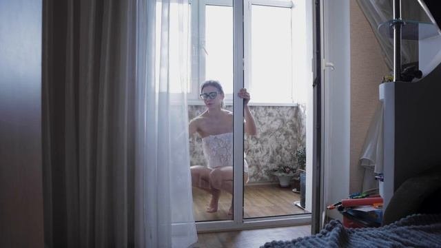 Transparent Window Wash With Me In Bodysuit