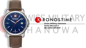 Swiss Military Hanowa Swiss Recruit II 06-4230.7.04.003 обзор часов - KronosTime.RU