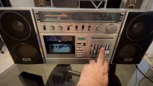 Toshiba rt-s95 винтажная магнитола video 1