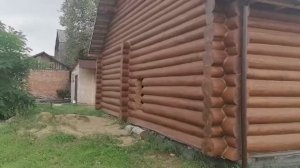 2023 Сентябрь: Сруб из бревна 10х10 с террасой 3 метра в чашу - обзор спустя 1,5 года