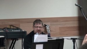 ДМИТРИЙ КРЮКОВСКИЙ Пророческая школа.день1. Песня от Господа. ДЦПП "СКИНИЯ".