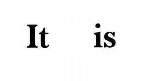 "The verb to be" Song