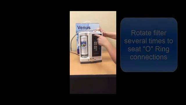 How to Replace the Filter and Reset the Filter Counter in Venus Water Ionizer смотреть онлайн