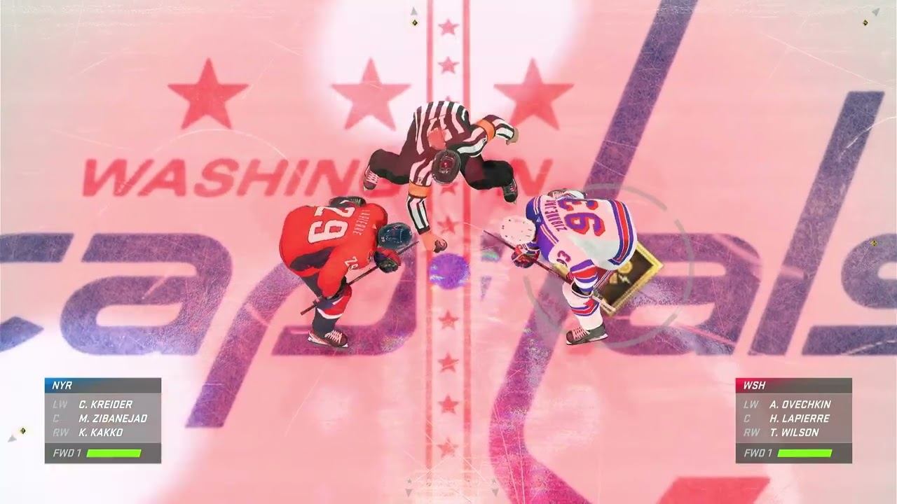 NHL 24 Stanley Cup Playoffs R1:G3 Simulation - Rangers vs Capitals - PlayStation 5