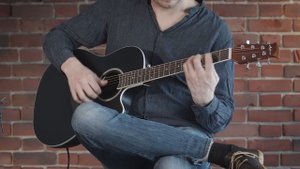 Features (ENG): Applause E-Acoustic Guitar AB28-5S Super Shallow Bowl Cutaway Black Satin