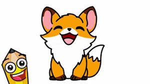 КАК НАРИСОВАТЬ МИЛУЮ ЛИСУ ЛЕГКИЙ УРОКИ🦊