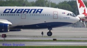 Cubana Ilyushin IL-96-300 (IL96) landing & departing Montreal (YUL/CYUL)