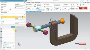 #NX MOTION SIMULATION # G CLAMP ASSEMBLY