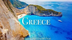 Greek Islands 4K - Scenic Relaxation Film with Calming Music