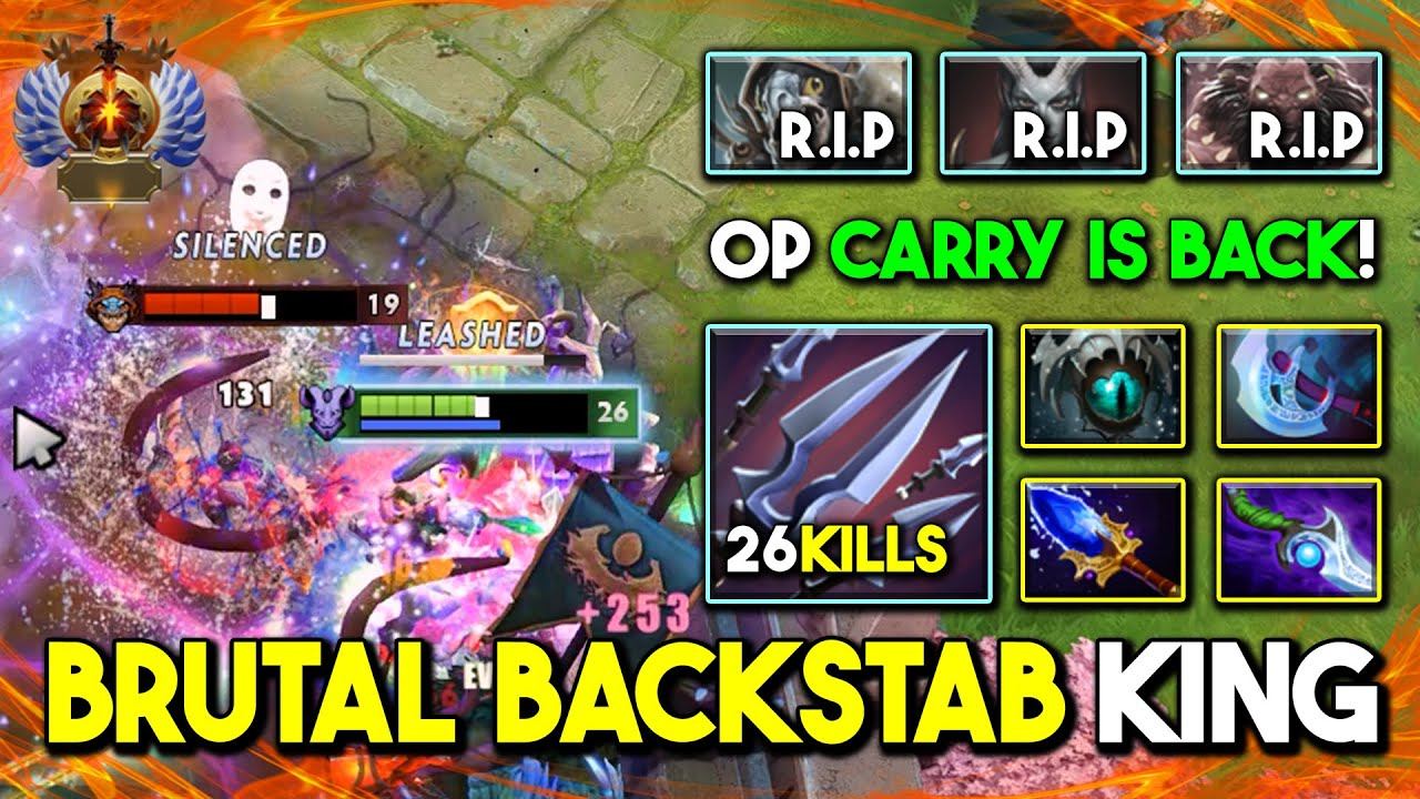OP CARRY IS BACK TO BROKEN | 26Kills Riki Aghs Scepter + Eye of Skadi Build Brutal Backstab Dota 2 смотреть онлайн