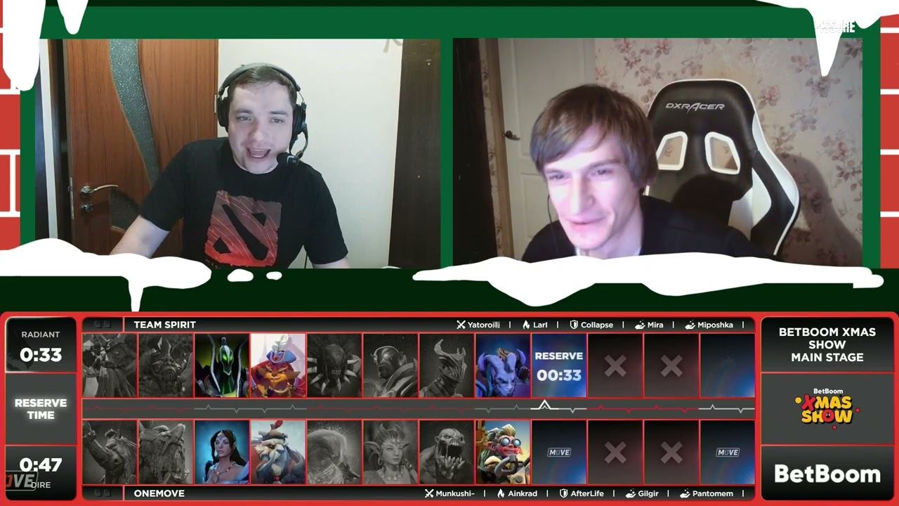 OneMove vs Team Spirit   | map 1 | BetBoom Xmas Show RU | by @Adekvat & @nongrata