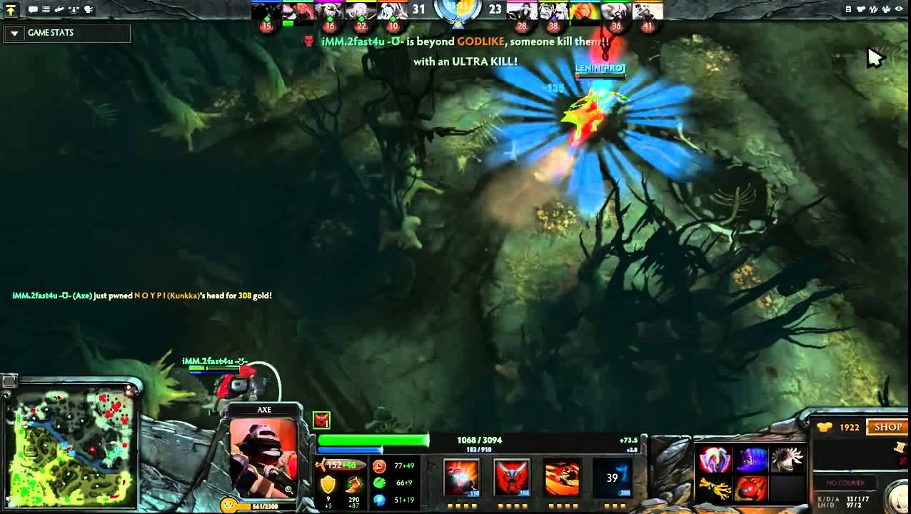 Axe Rampage-Dota 2 смотреть онлайн