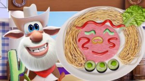 Буба готовит спагетти по-индийски | Мультфильм для малышей