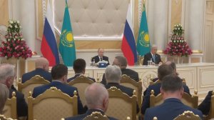 Владимир Путин. Президенты России и Казахстана сделали заявления для СМИ 27 ноября 2024 года