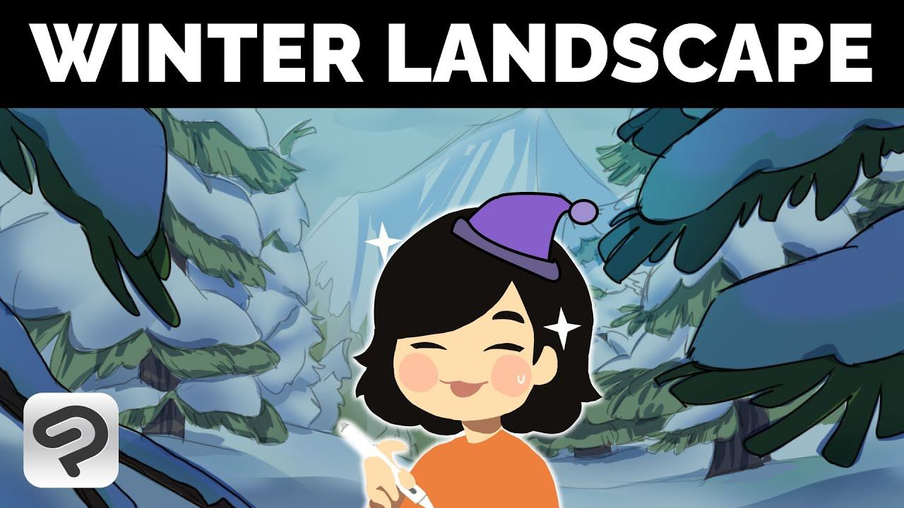 🔴 Drawing Winter Environment Concept Art смотреть онлайн