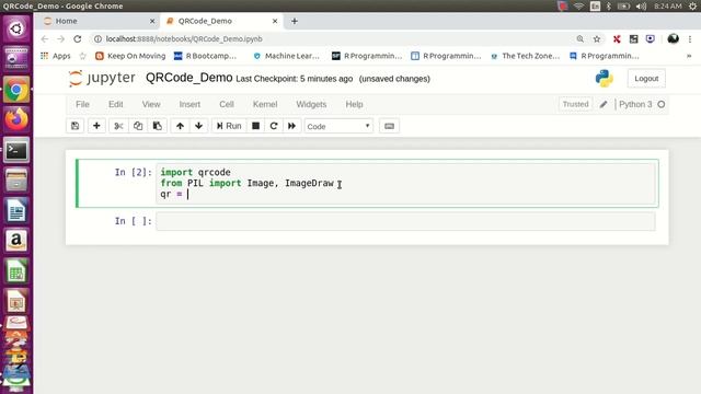 How to generate qrcode in python(5-lines)