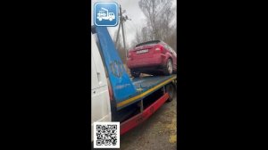 Затяжка лебедкой автомобиля на эвакуатор Газель c ломаной платформой в Павловском Посаде