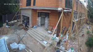 Таймлапс стройки дома 727 кв. м. за 1 год / Timelapse of a 700 sq. m. house construction in 1 year