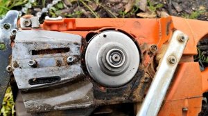 Бензопила Husqvarna 365 пилим Дуб.