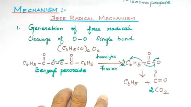 Addition of HBr/Peroxide Effect/AntiMarkovnikoffs Rule/Hydrocarbons/Explanation in Tamil