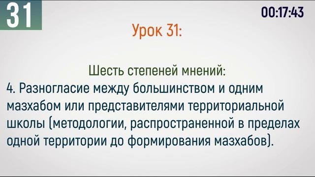 #31 Цикл лекций по книге ибн Таймии رَحِمَهُ الله «Отведение упреков от выдающихся имамов»- И.Брато смотреть онлайн