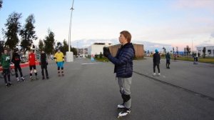 Торможение Powerslide (поверслайд, пауэрслайд) | Школа роликов RollerLine Роллерлайн в Москве