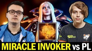MIRACLE back to Exort Invoker — vs Epileptickid Phantom Lancer Dota 2