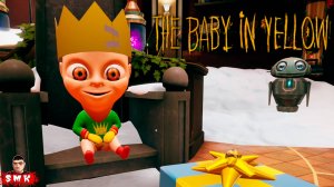 РОЖДЕСТВО И НОВЫЙ ГОД У МАЛЫША В ЖЁЛТОМ!ИГРА THE BABY IN YELLOW ОБНОВЛЕНИЕ И ПРОХОЖДЕНИЕ НОВОЙ ГЛАВЫ