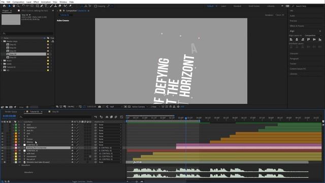 Kinetic Text After Effects Tutorial - Animated Typography Techniques [NO PLUGINS] смотреть онлайн
