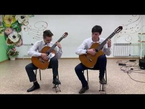 КУБИНСКИЙ ТАНЕЦ - гитарный дуэт МЛАДЕНЕЦ В СКАФАНДРЕ