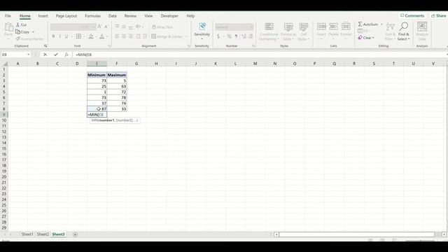 How to Use Minimum and Maximum Function in Excel | Learn Excel in Hindi |