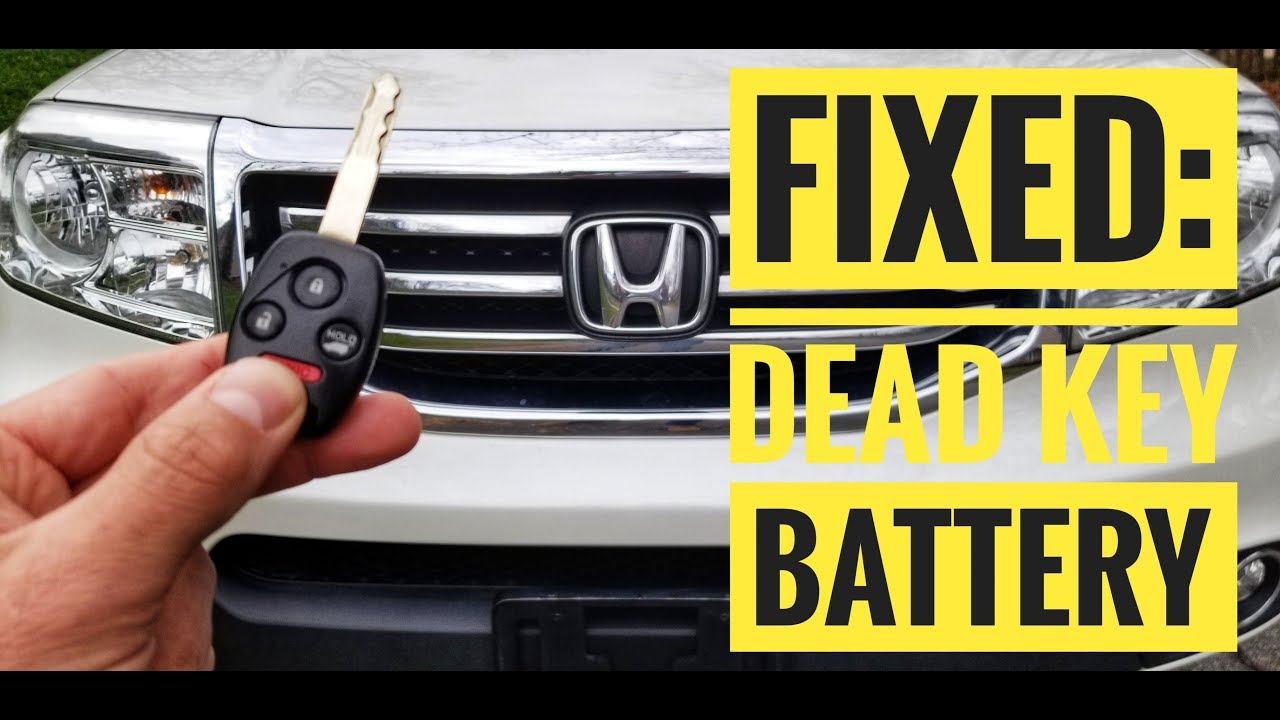 Honda Key Fob Battery Change - How To DIY Learning Tutorials смотреть онлайн