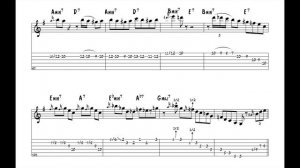 "Satin Doll" - Barney Kessel (Jazz Guitar Transcription)