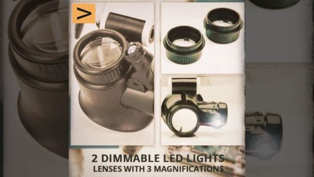 LED Glasses Magnifier 8x 15x 23x | follow us for discounts