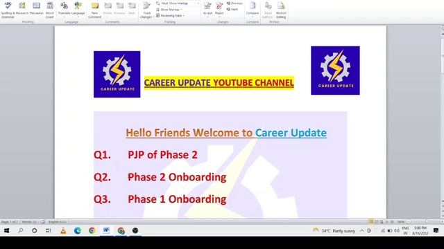 wipro onboarding update , pjp  phase  1 & phase 2 | wipro 2022
