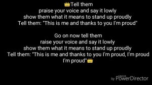 Tamara Todevska - Proud lyrics