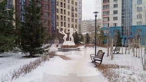 Новосибирск. Центральный район. Сквер Читателей