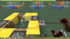 Minecraft механизмы 3- блок по кругу
