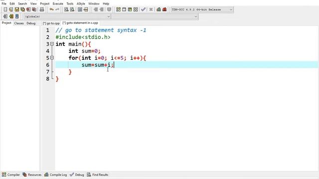 Goto statement in c programming I goto jump statement syntax and flowchart in language.