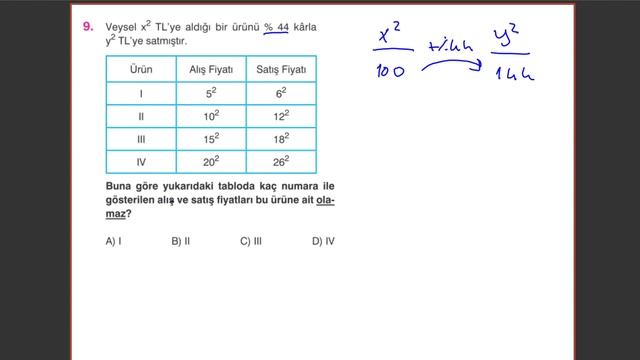 Gezegen Yayınları 3  Kurumsal Deneme  8  Sınıf Matematik Çözümleri